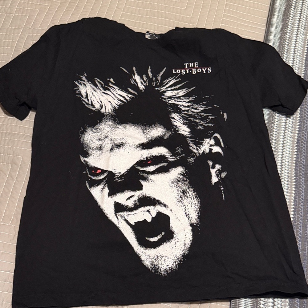 The Lost Boys Graphic Tee - Black Short Sleeve Shirt (warning-contains glitter)